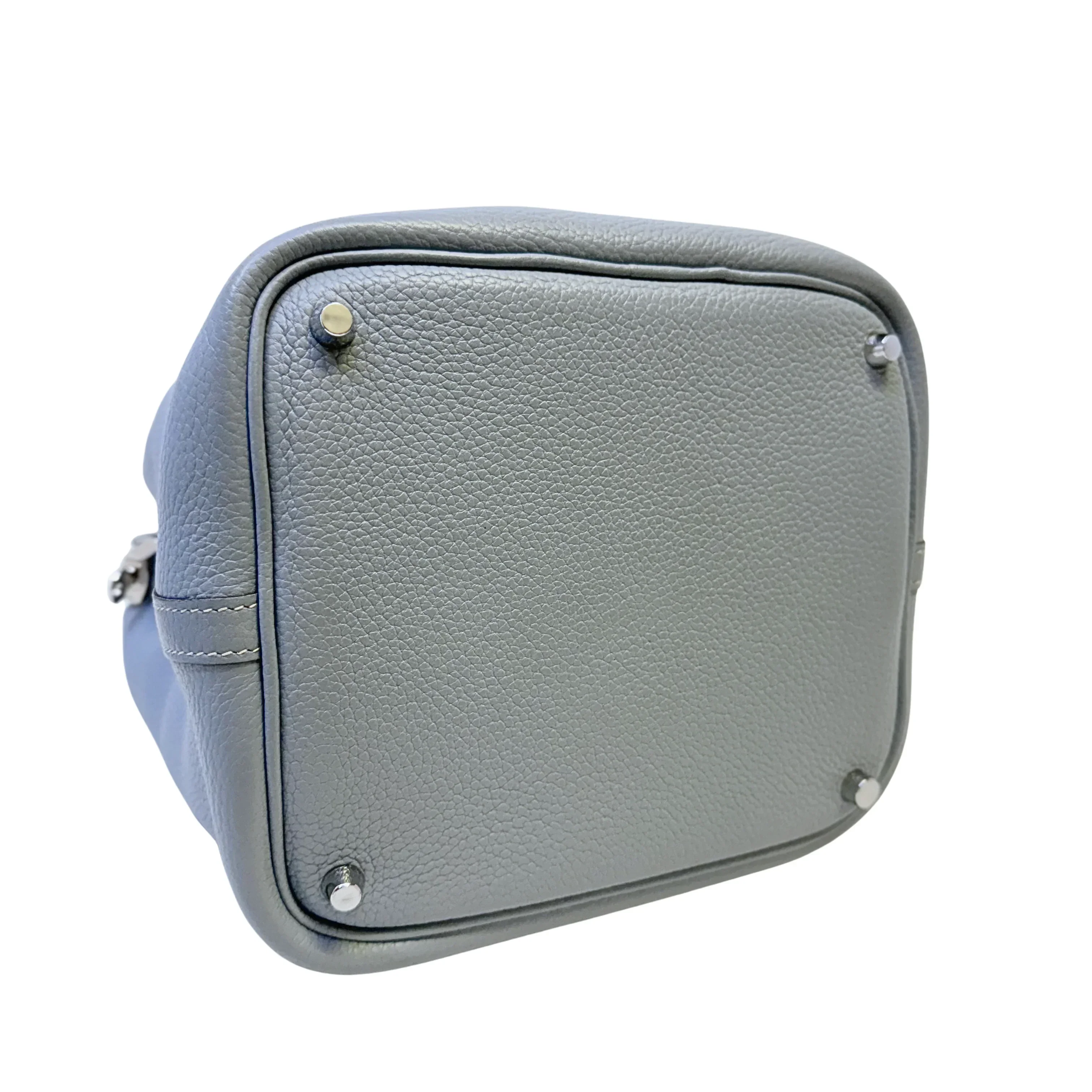 Hermès Picotin Lock 18 Handbag Leather Light Blue - Image 5