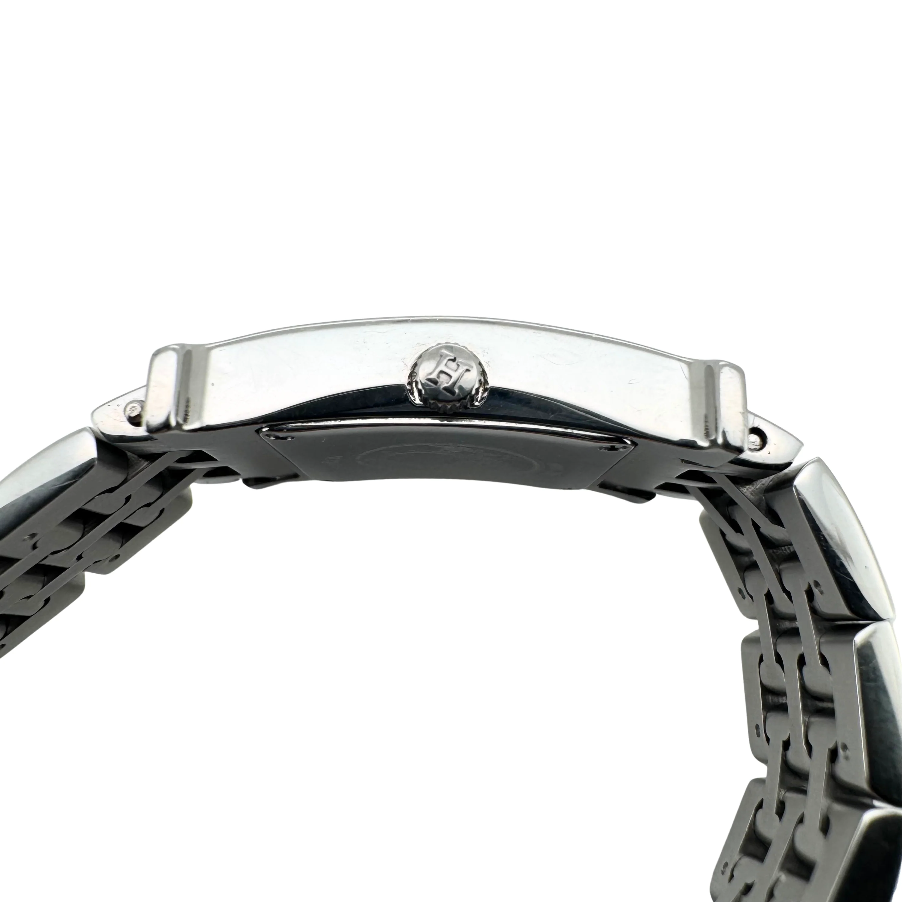 Hermes Heure H HH1.210 Watch stainless steel orange/pink guilloché dial - Image 6