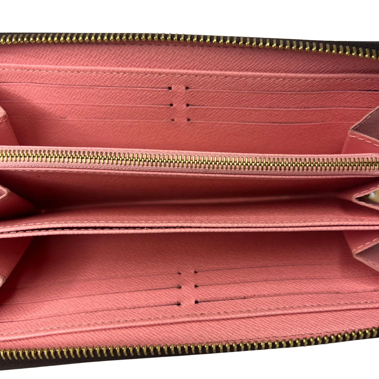 Louis Vuitton Monogram Jungle Dots Sugar Pink Poppy Zippy Clutch Wallet - Image 11