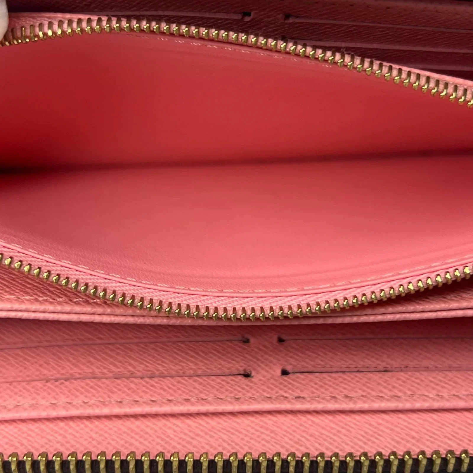 Louis Vuitton Monogram Jungle Dots Sugar Pink Poppy Zippy Clutch Wallet - Image 12