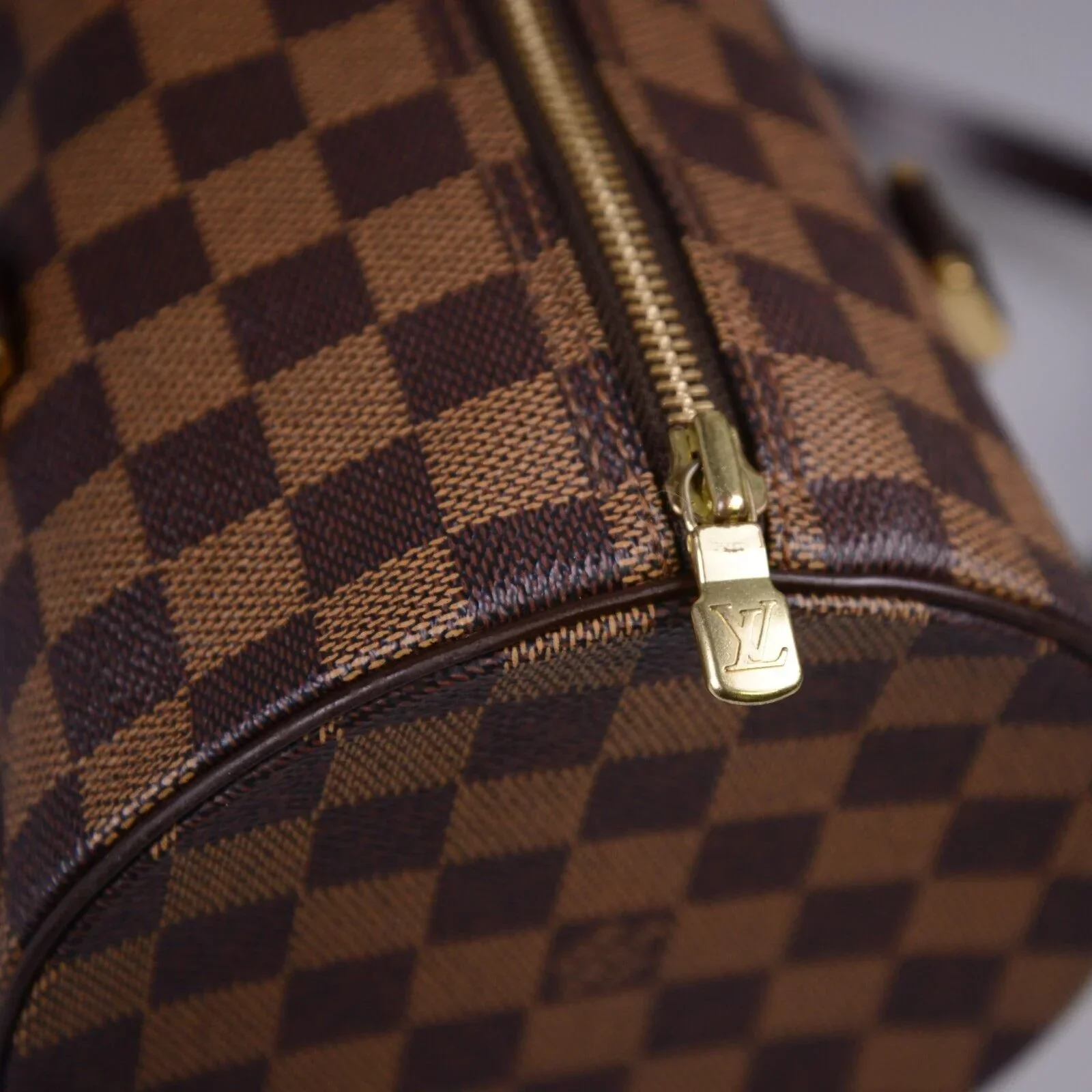 Louis Vuitton Damier Ebene Papillon 30 Monogram Bag With Pouch - Image 10