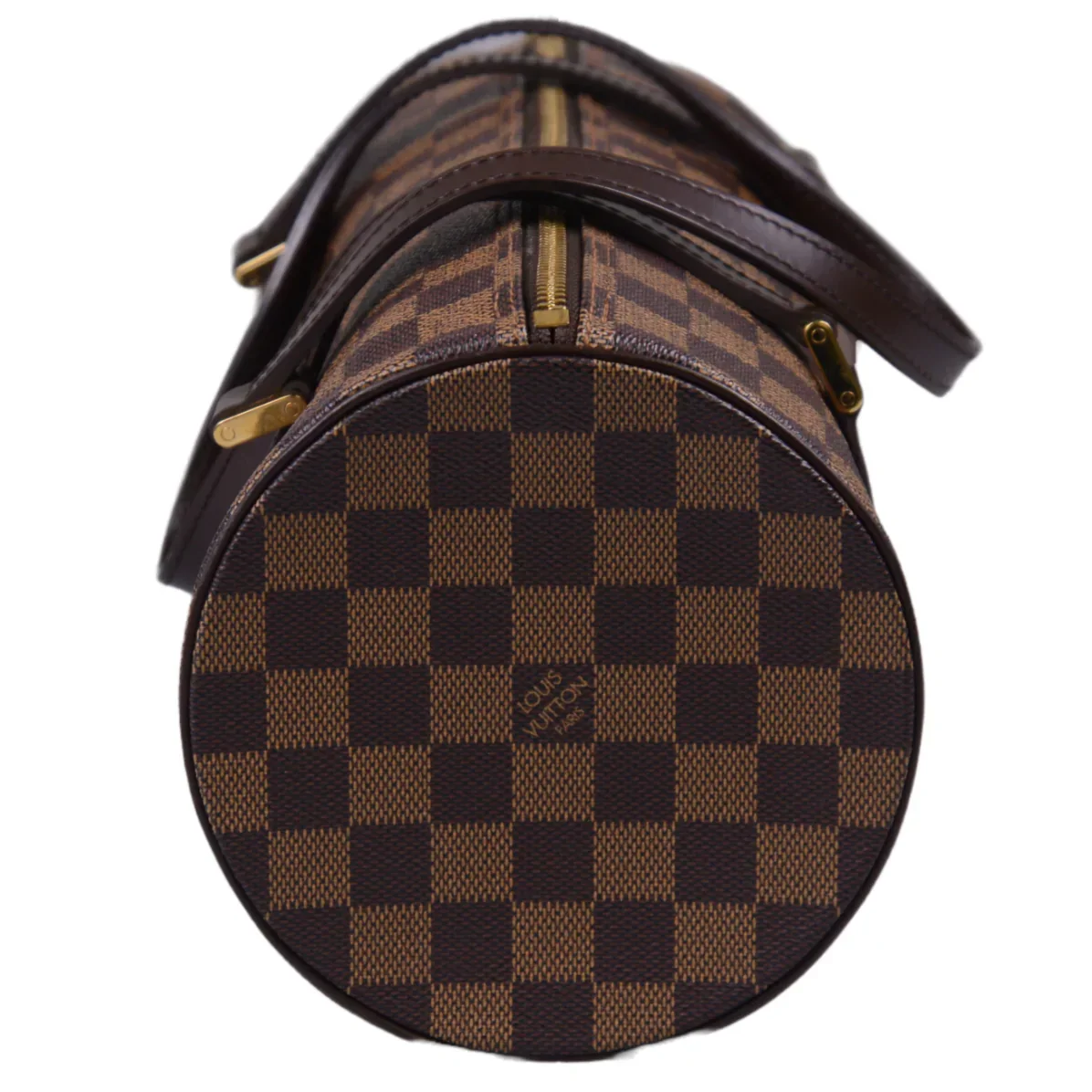 Louis Vuitton Damier Ebene Papillon 30 Monogram Bag With Pouch - Image 5