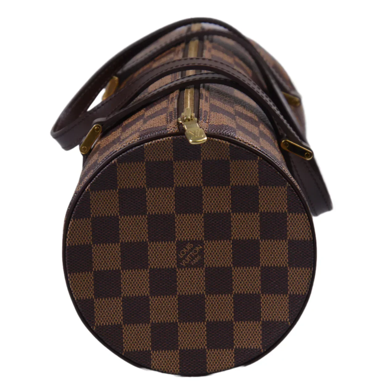 Louis Vuitton Damier Ebene Papillon 30 Monogram Bag With Pouch - Image 6
