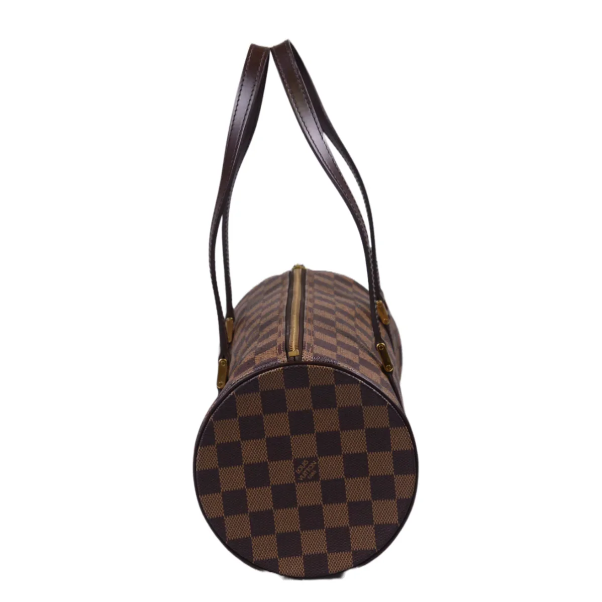 Louis Vuitton Damier Ebene Papillon 30 Monogram Bag With Pouch - Image 8