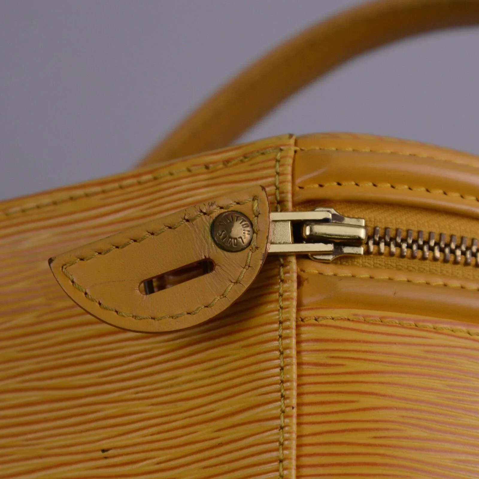 Louis Vuitton Epi Leather Cannes Vanity Bag, Yellow - Image 11