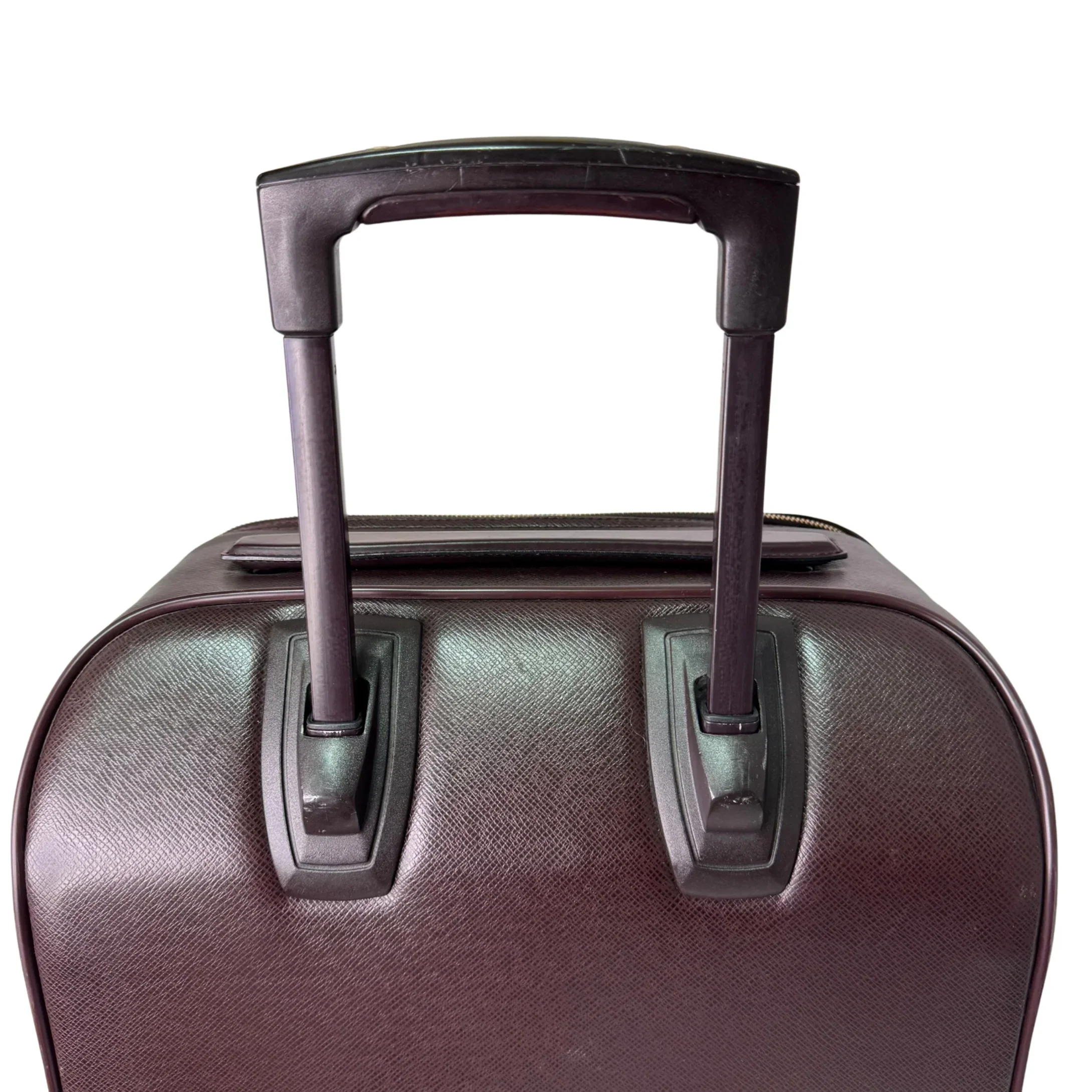 Louis Vuitton Pegase 45 Luggage Bag Leather Burgundy - Image 14