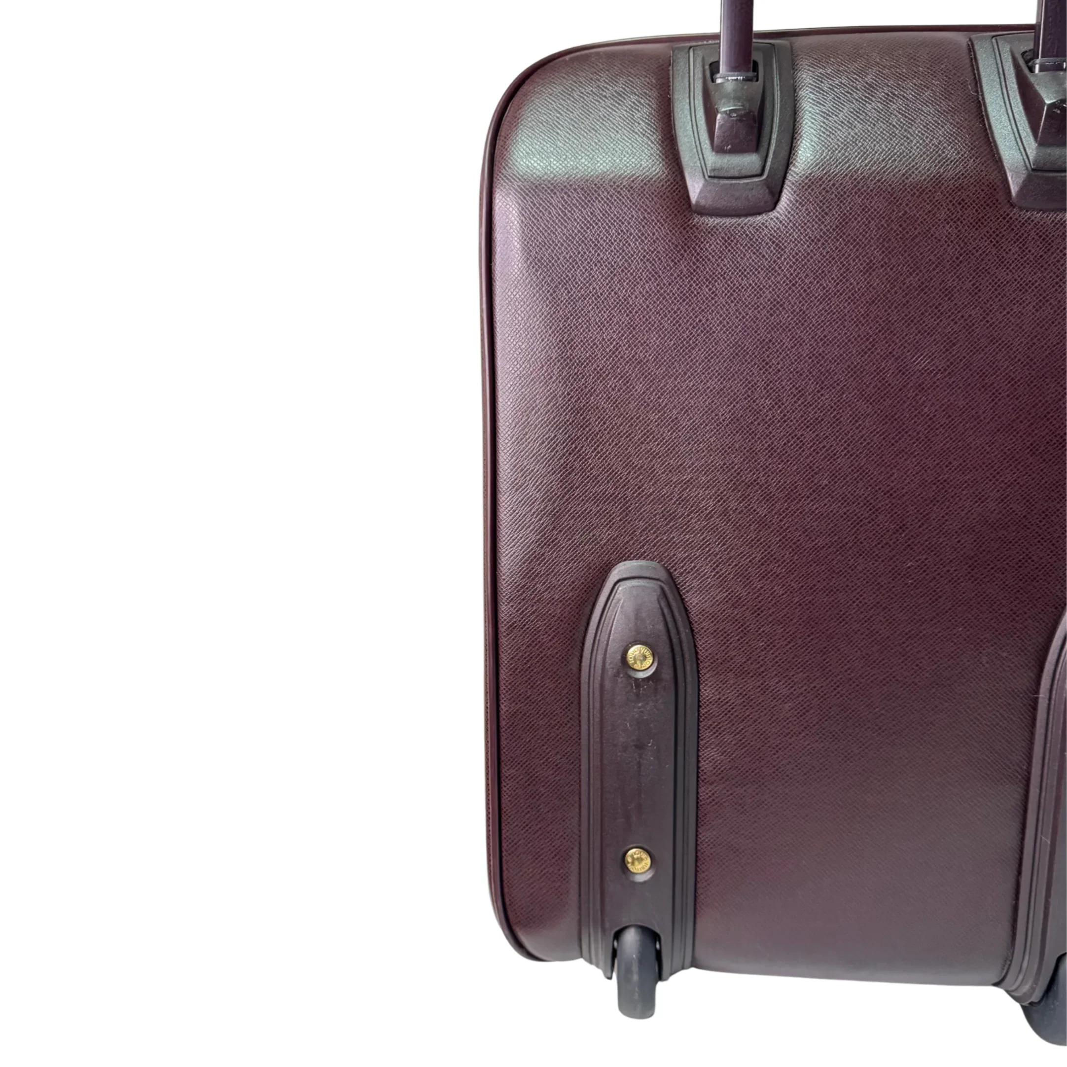 Louis Vuitton Pegase 45 Luggage Bag Leather Burgundy - Image 15