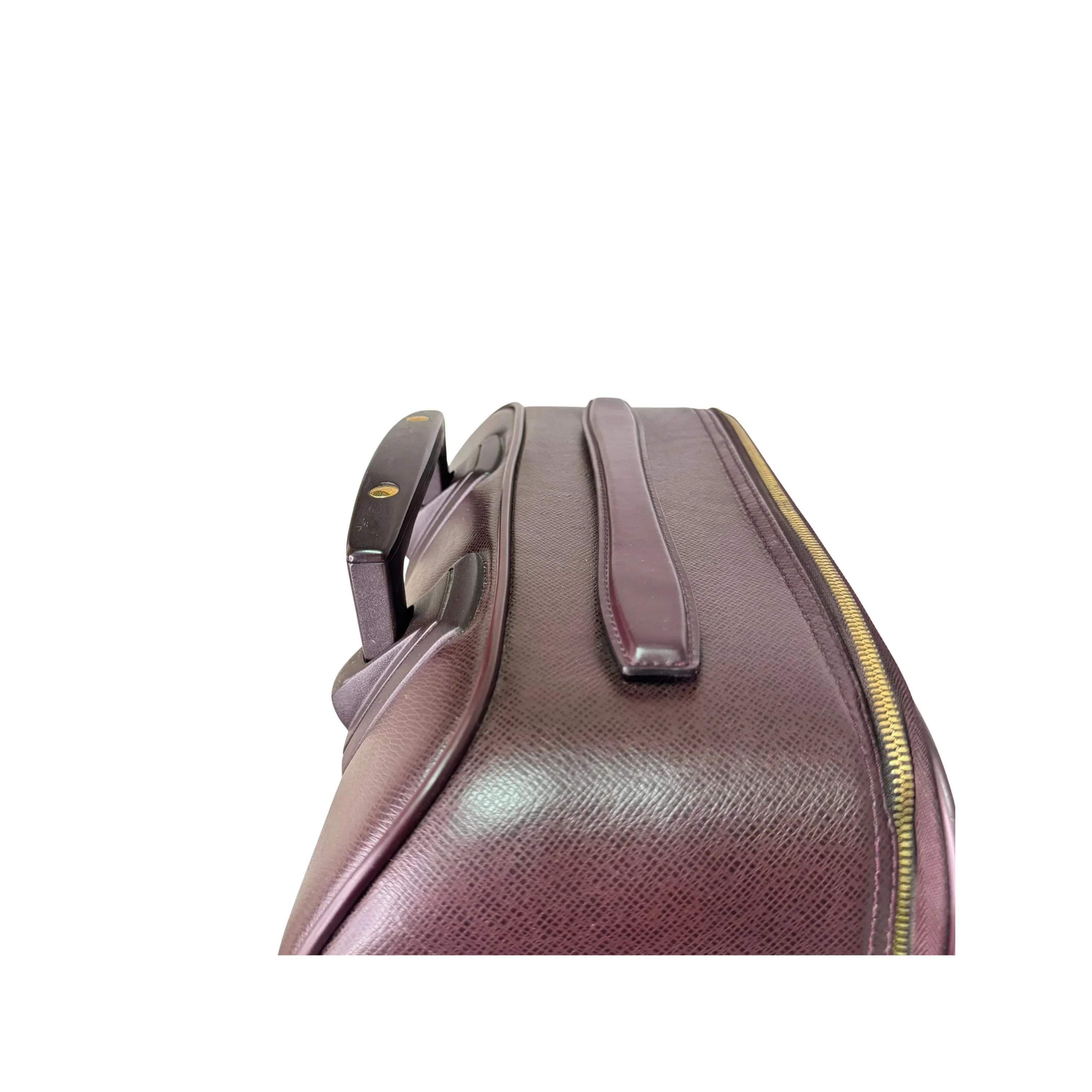 Louis Vuitton Pegase 45 Luggage Bag Leather Burgundy - Image 17