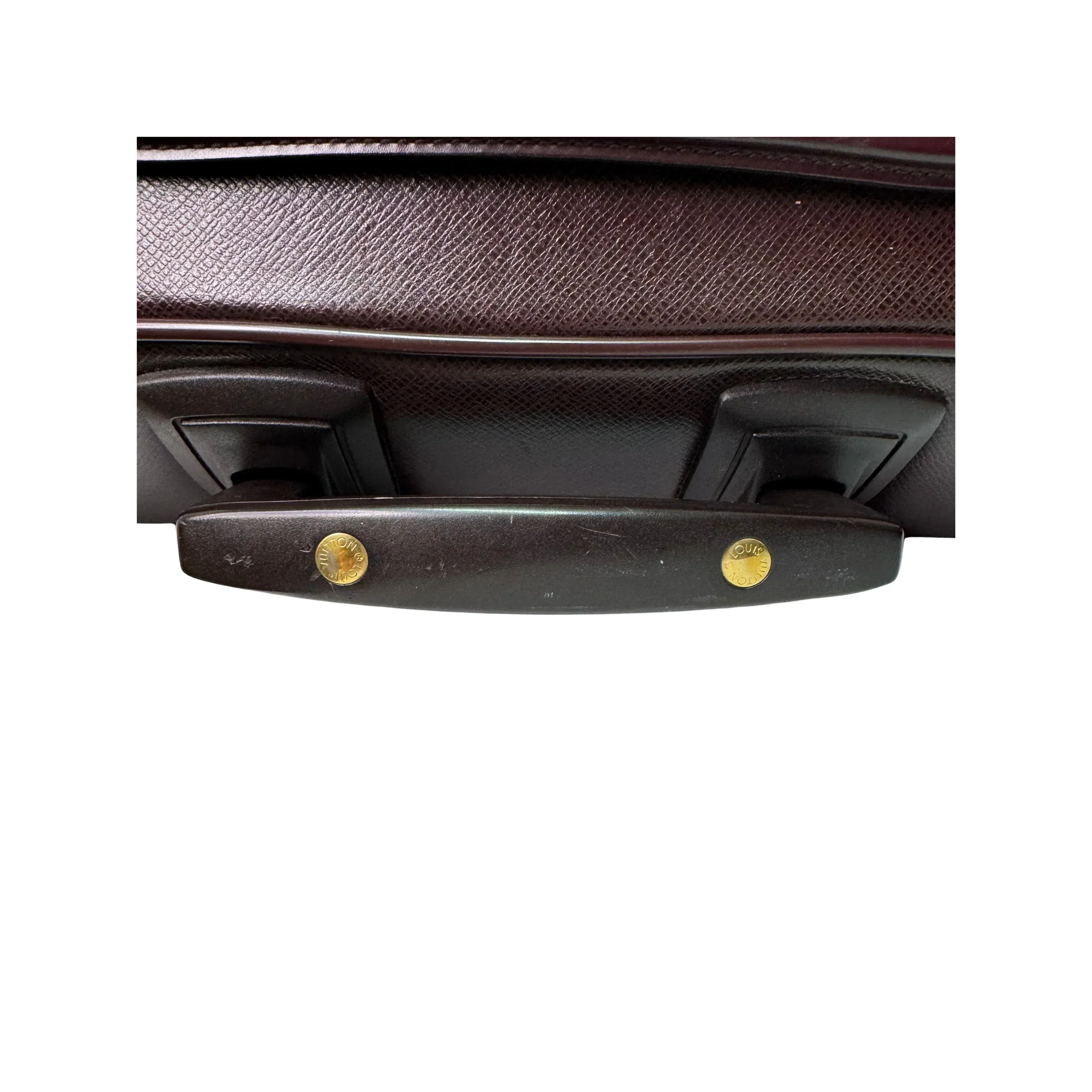 Louis Vuitton Pegase 45 Luggage Bag Leather Burgundy - Image 20