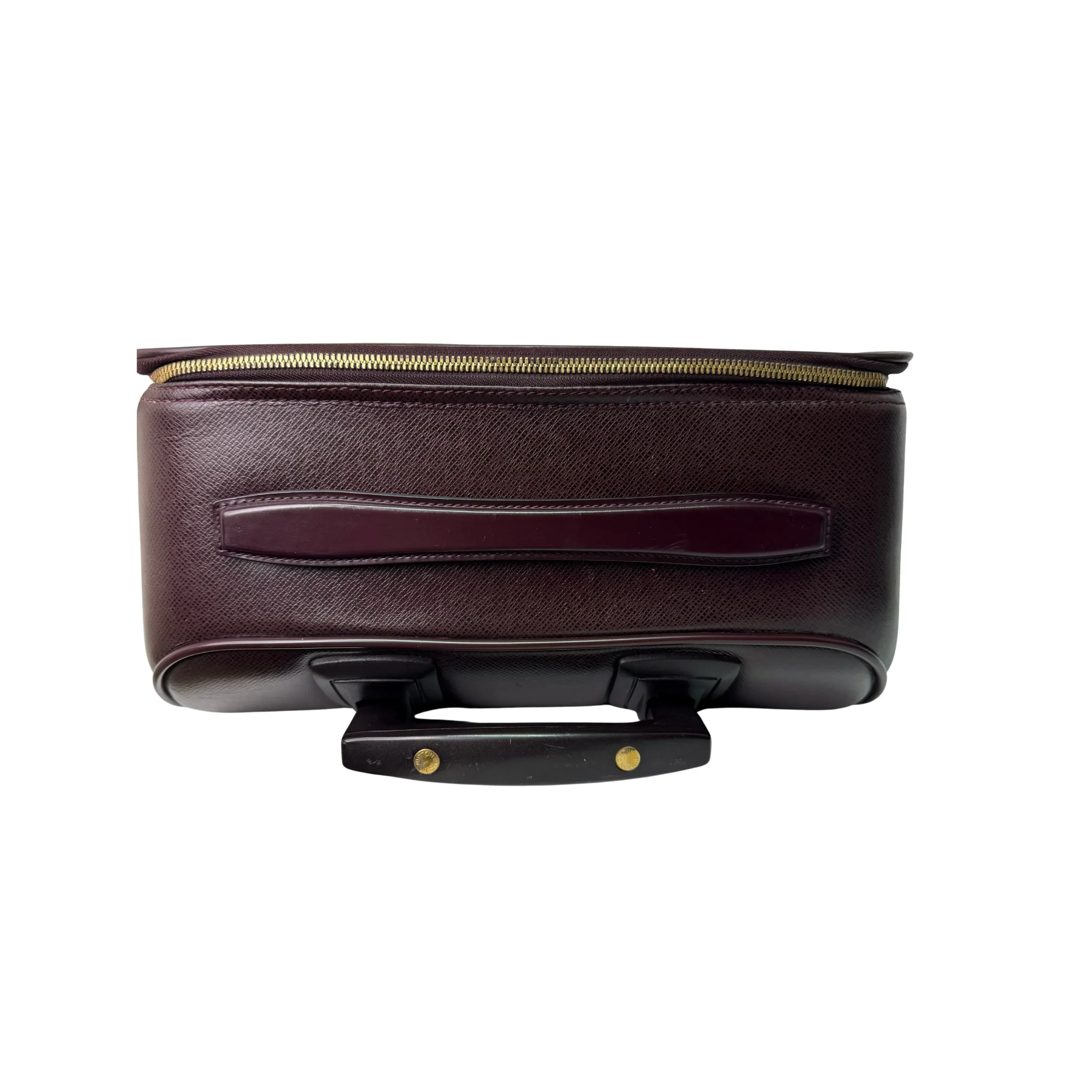 Louis Vuitton Pegase 45 Luggage Bag Leather Burgundy - Image 4