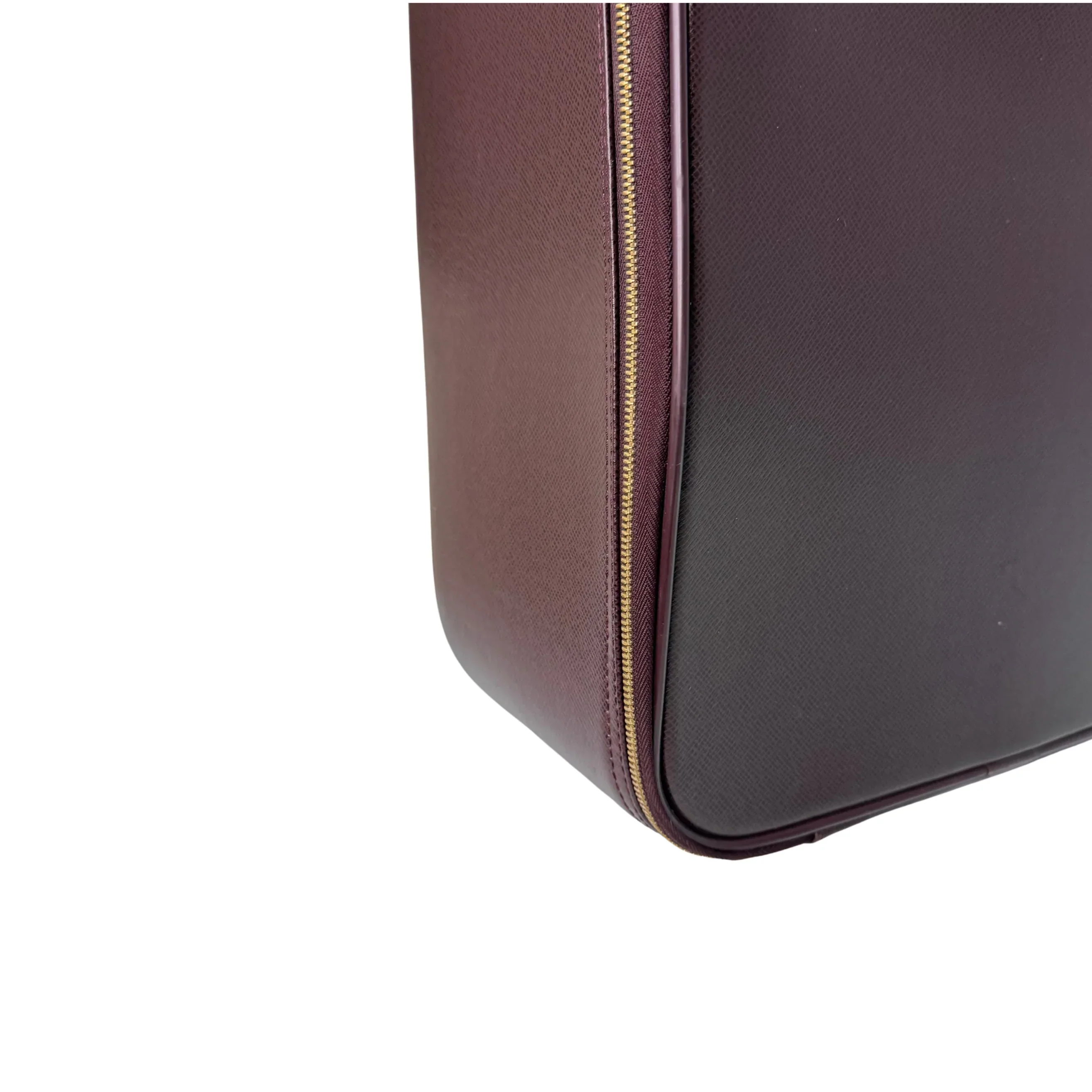 Louis Vuitton Pegase 45 Luggage Bag Leather Burgundy - Image 8