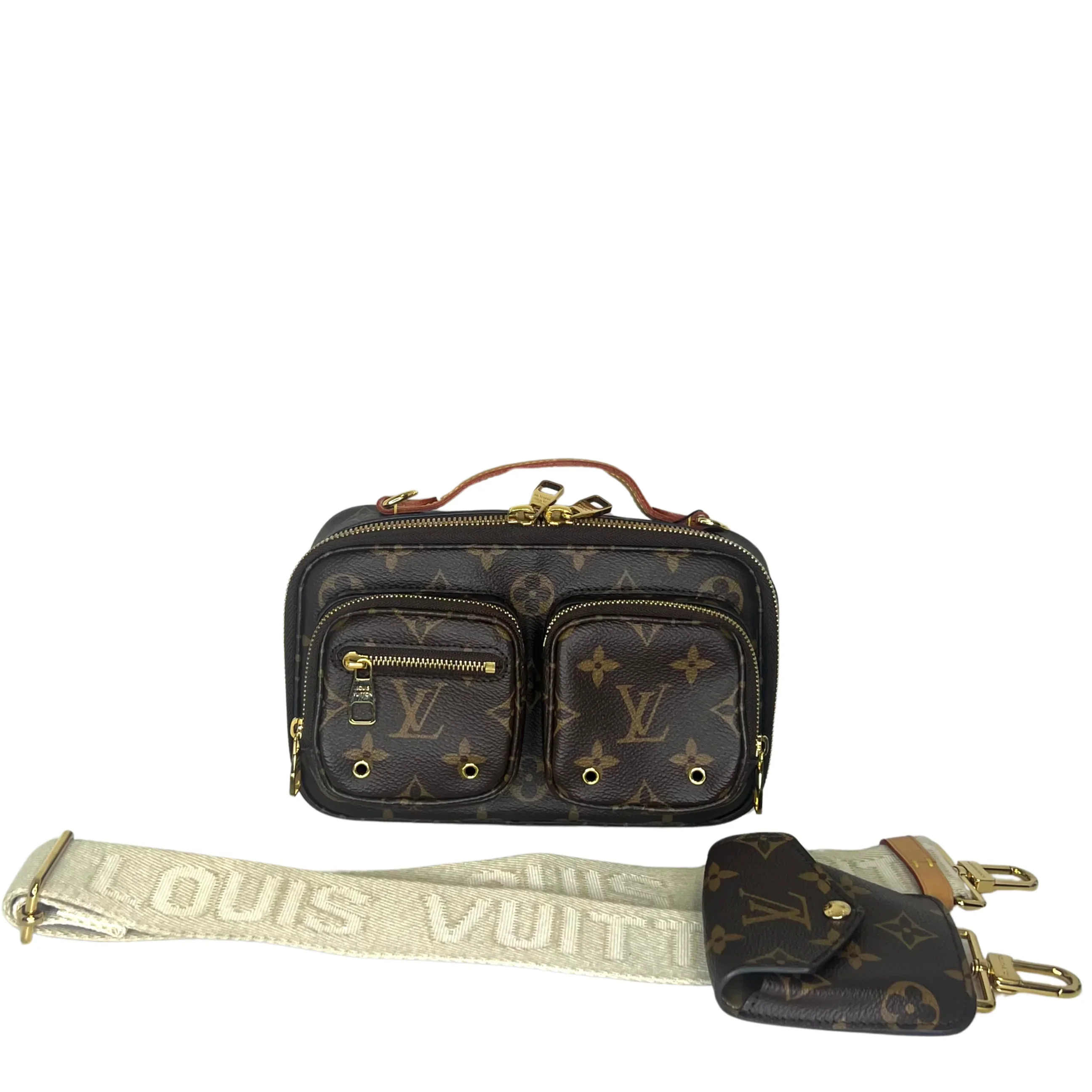 Louis Vuitton Monogram Crossbody Utility Bag - Image 3