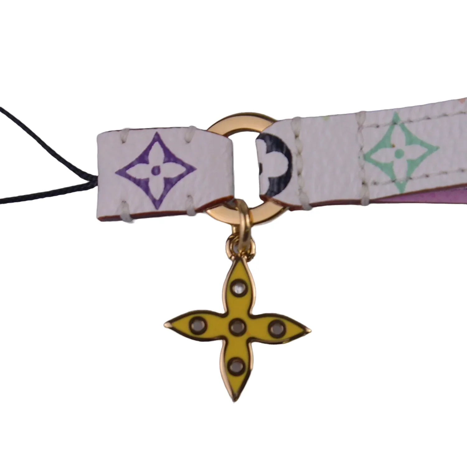 Louis Vuitton Monogram Leather Multicolor Phone Strap - Image 6