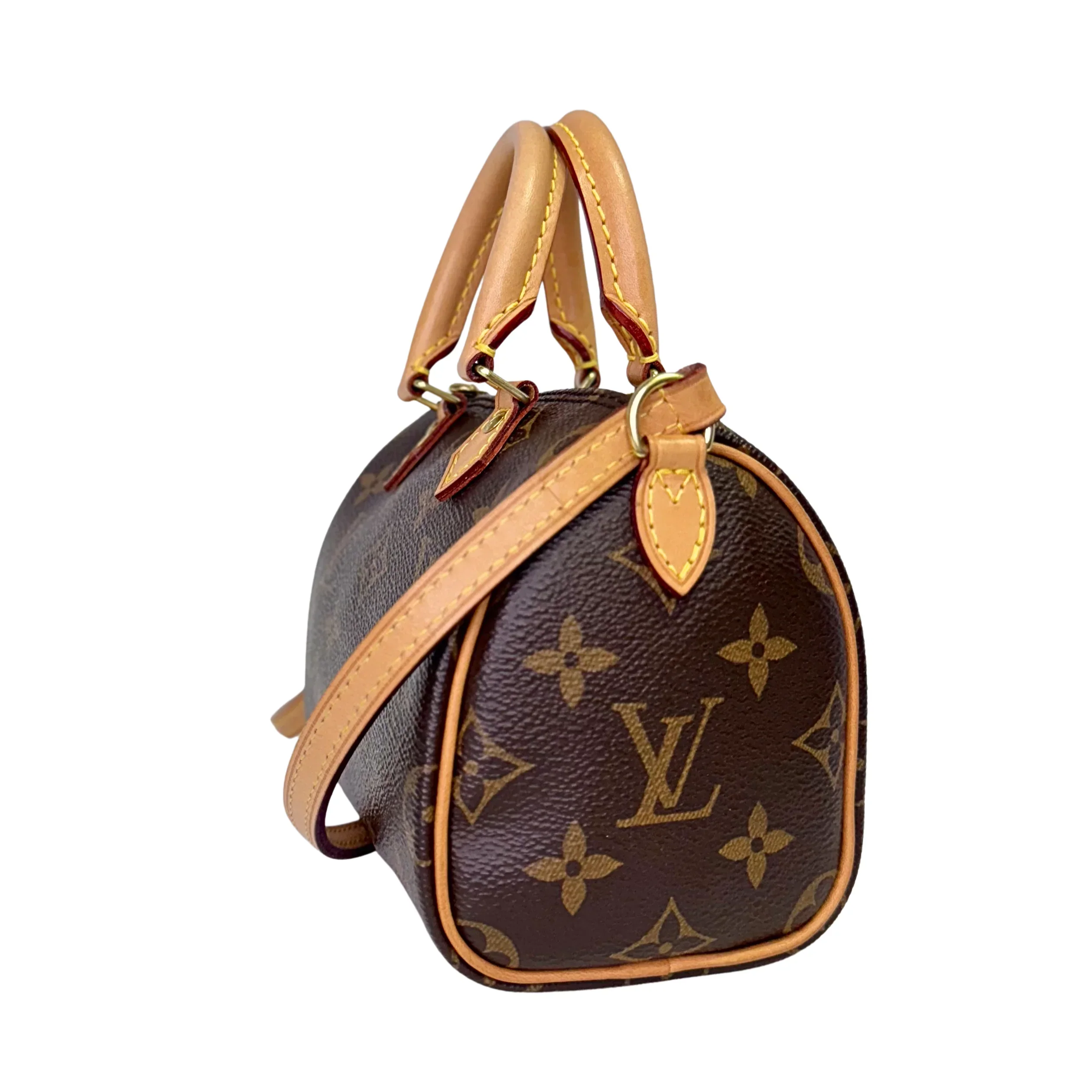 Louis Vuitton Nano Speedy Handbag Monogram Canvas - Image 5