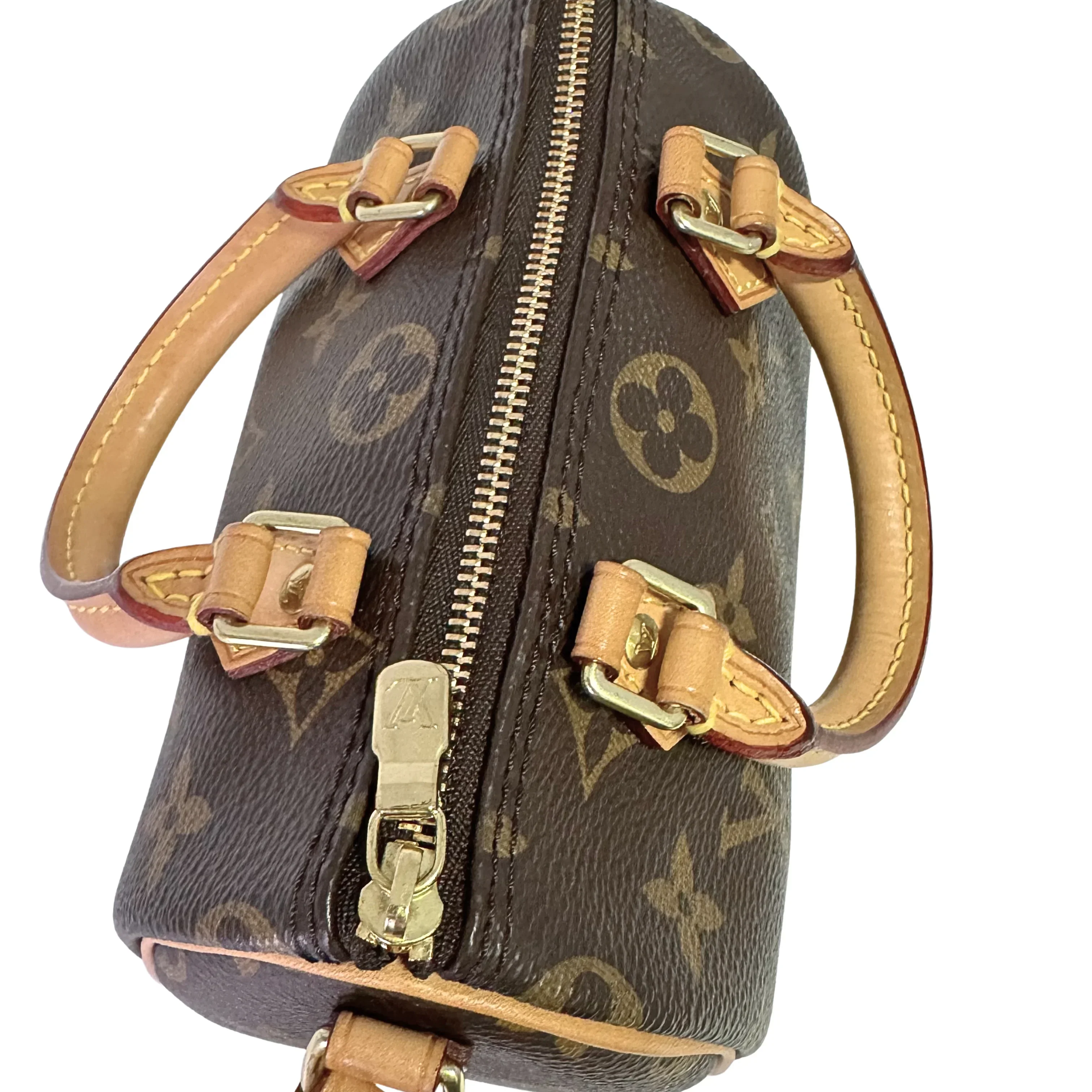 Louis Vuitton Nano Speedy Handbag Monogram Canvas - Image 6