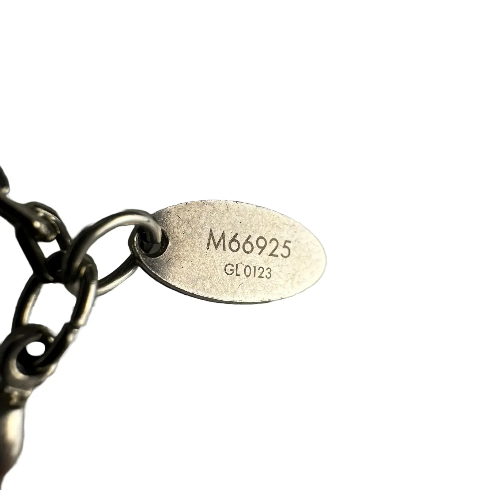 Louis Vuitton Silver Tone Gamble Crystal Bracelet - Image 5