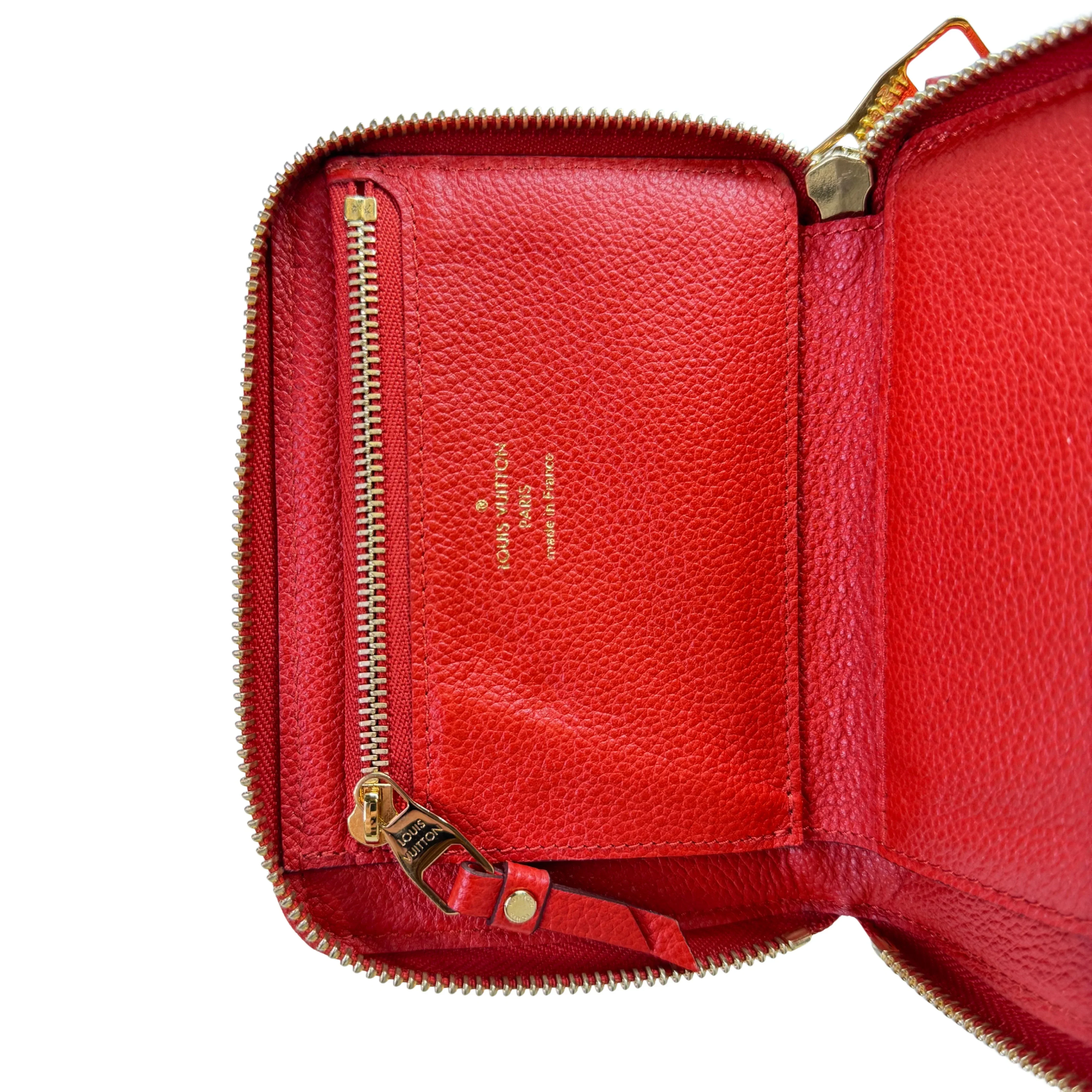 Louis Vuitton Empreinte Wallet Leather Red - Image 5