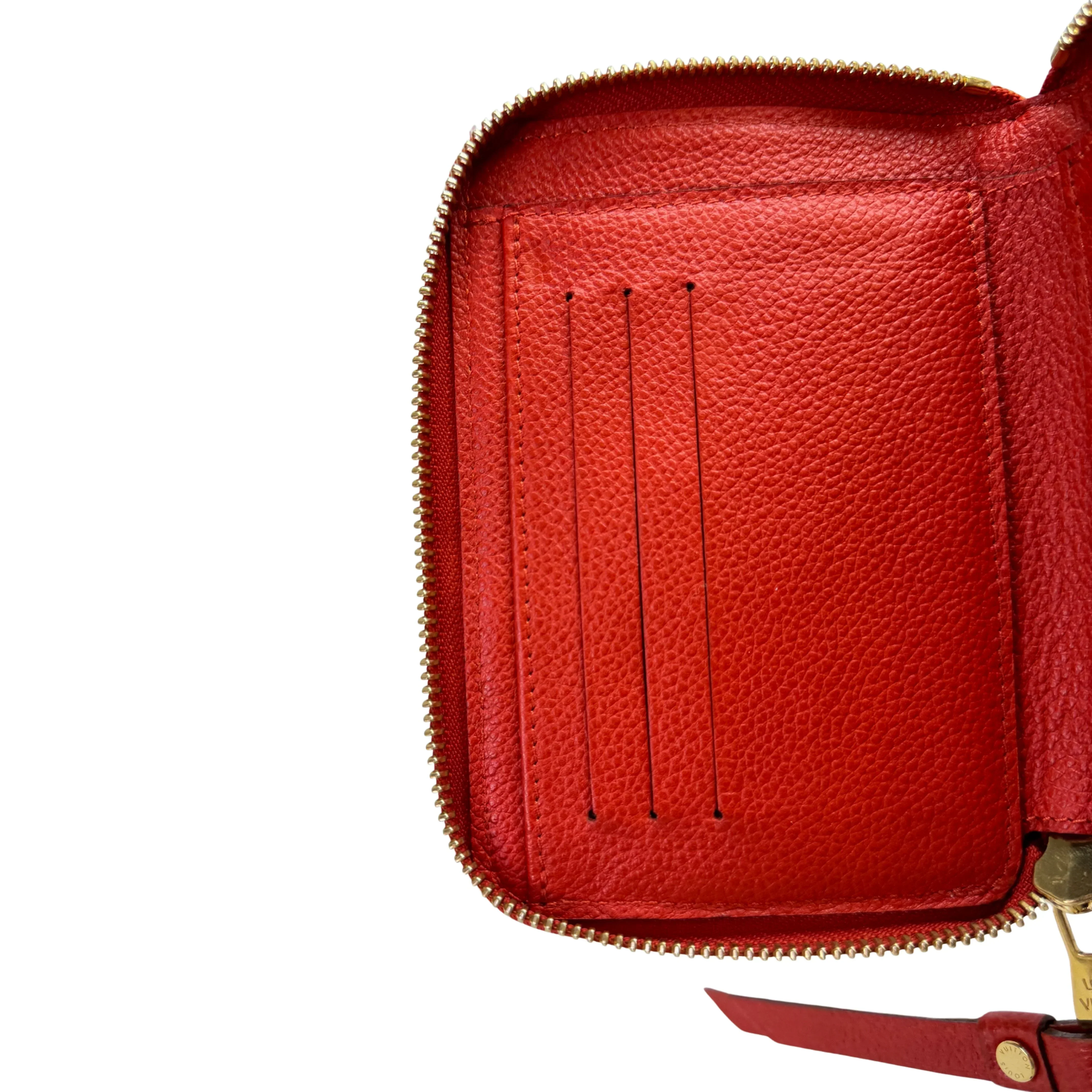 Louis Vuitton Empreinte Wallet Leather Red - Image 6
