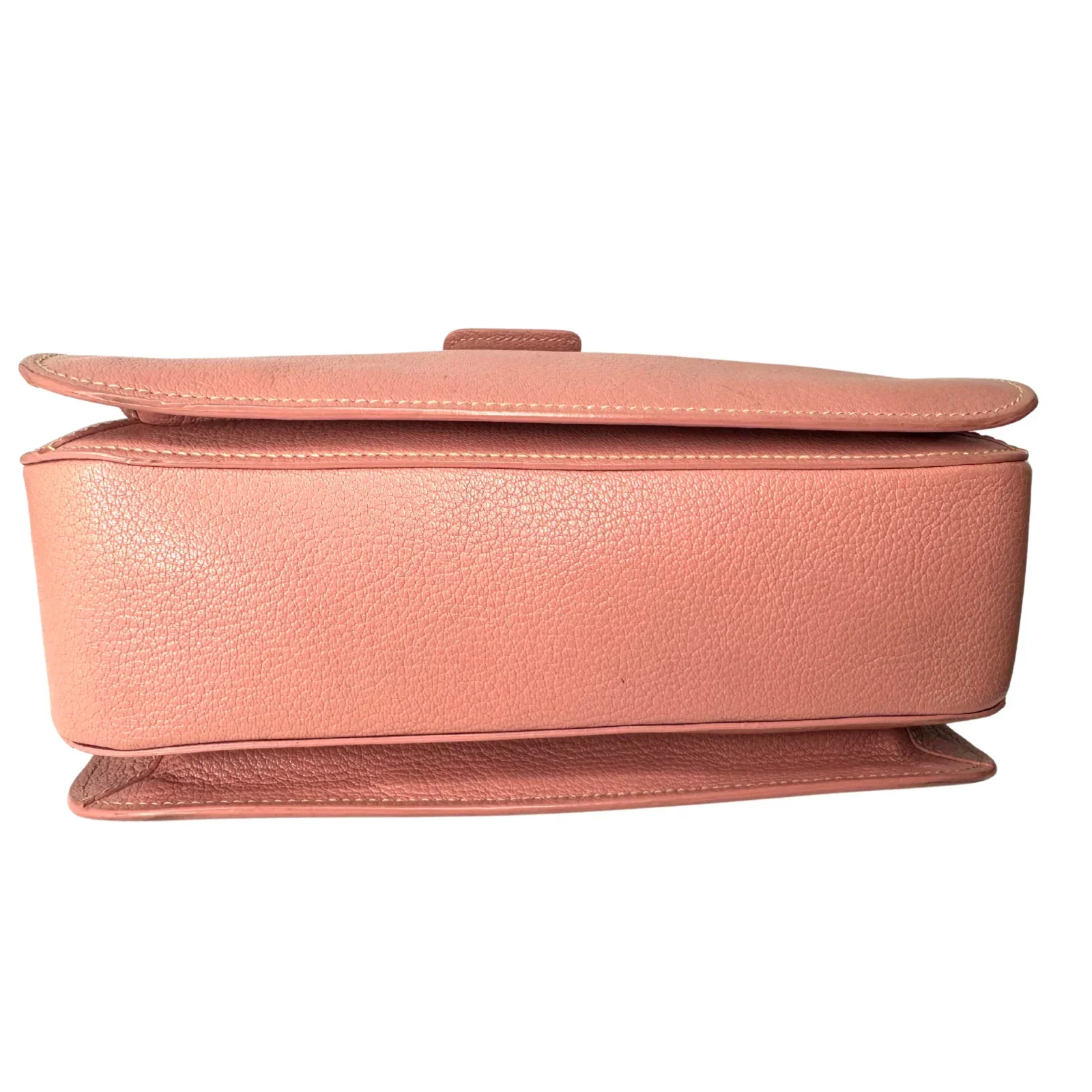 Miu Miu Goatskin Madras Shopping Crossbody Tote Bag Pink - Image 5