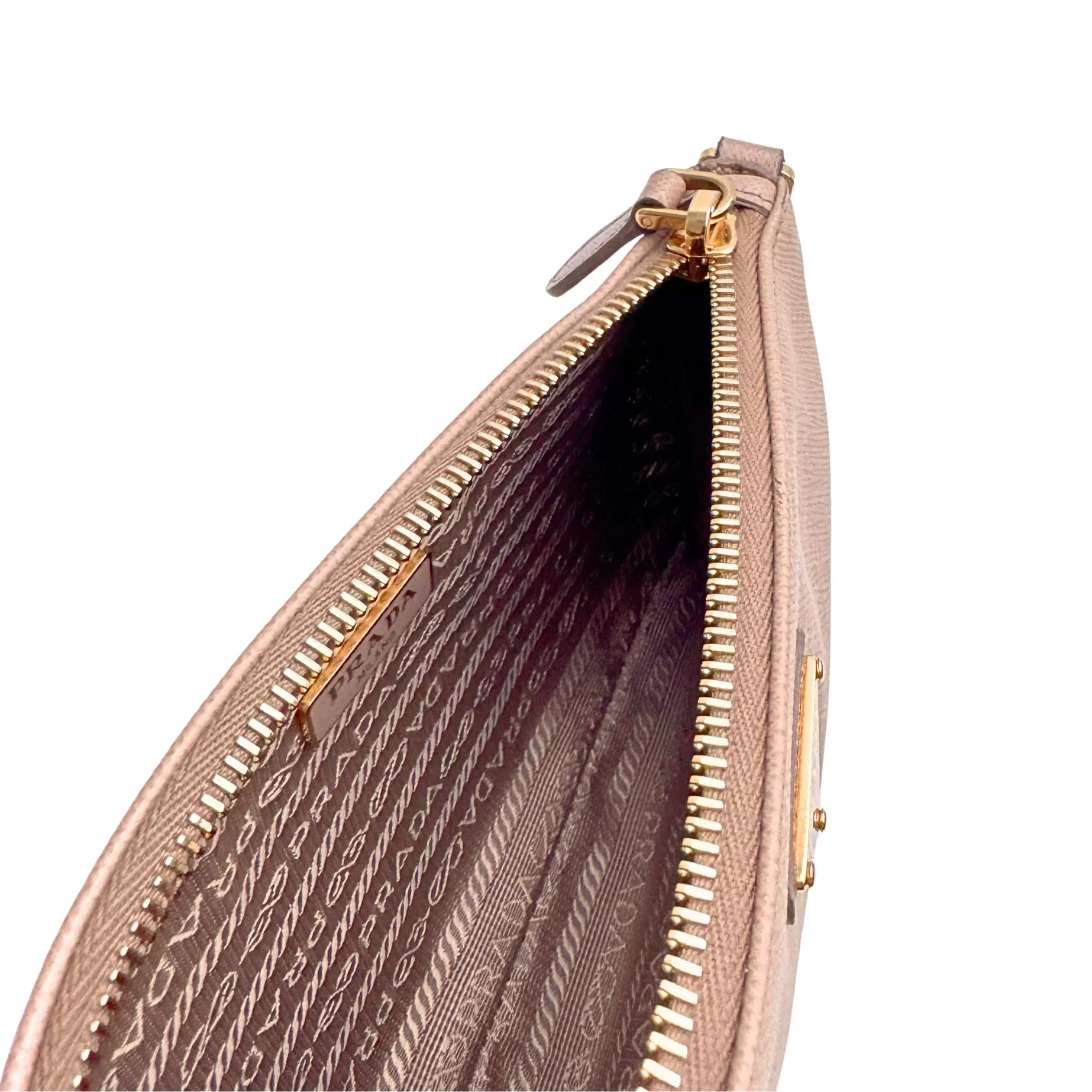 Prada Re-edition Crossbody Bag Leather Beige - Image 7