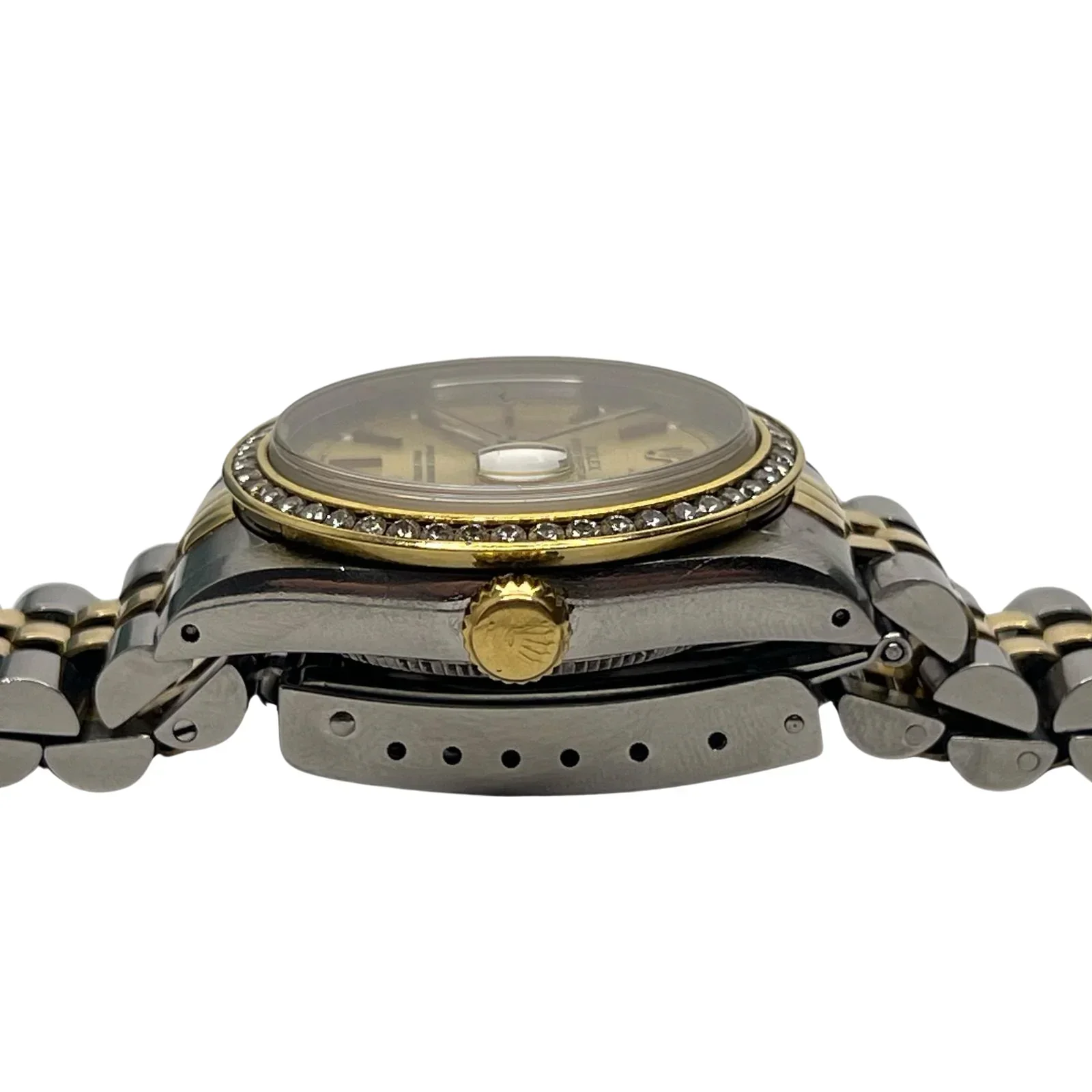 Rolex Datejust 31mm 68273 Two-Tone Diamond Bezel Champagne Dial 1988 Women's Watch - Image 5