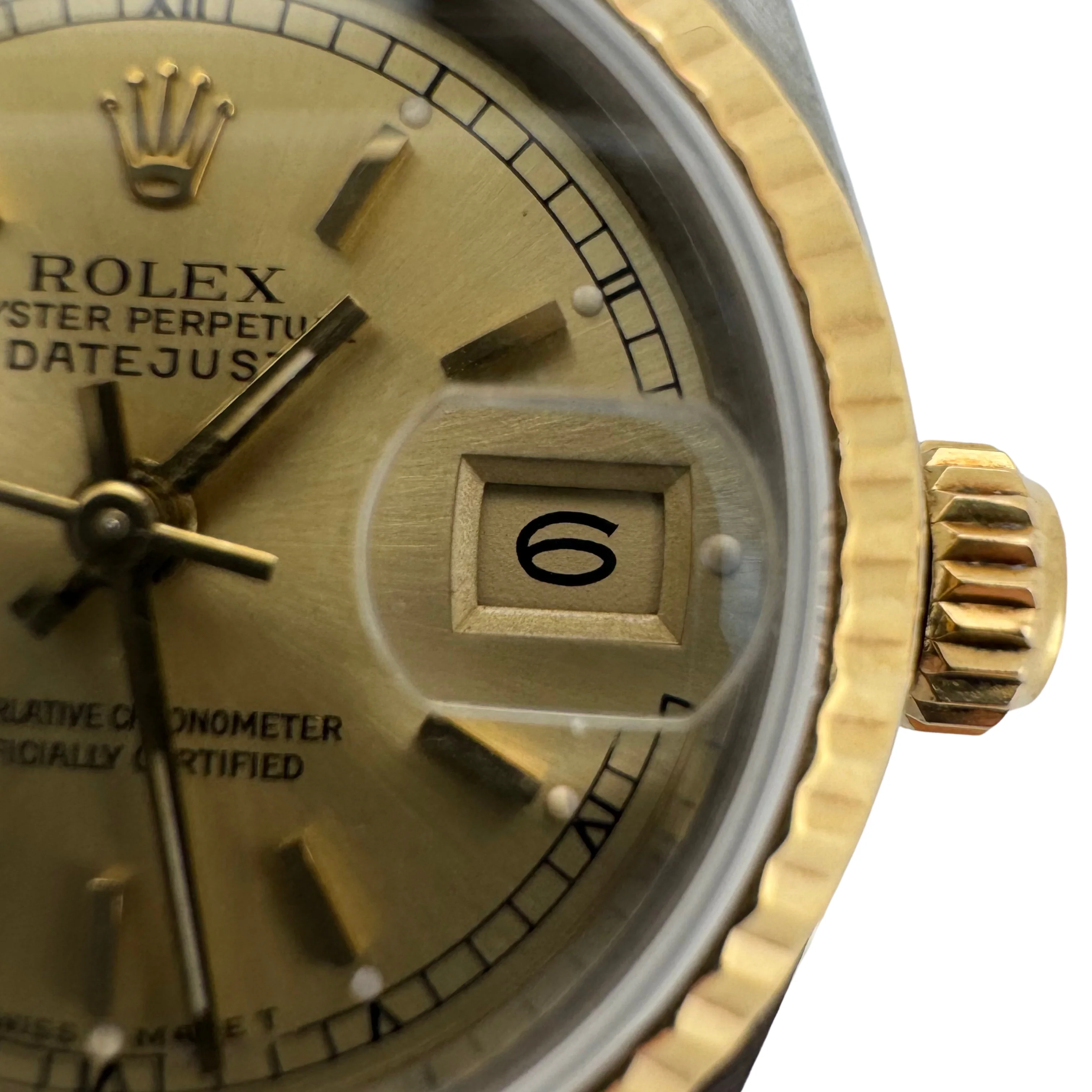 Rolex Datejust 26mm 69173 Two-Tone Champagne Dial 1990 Women's Watch - Image 15