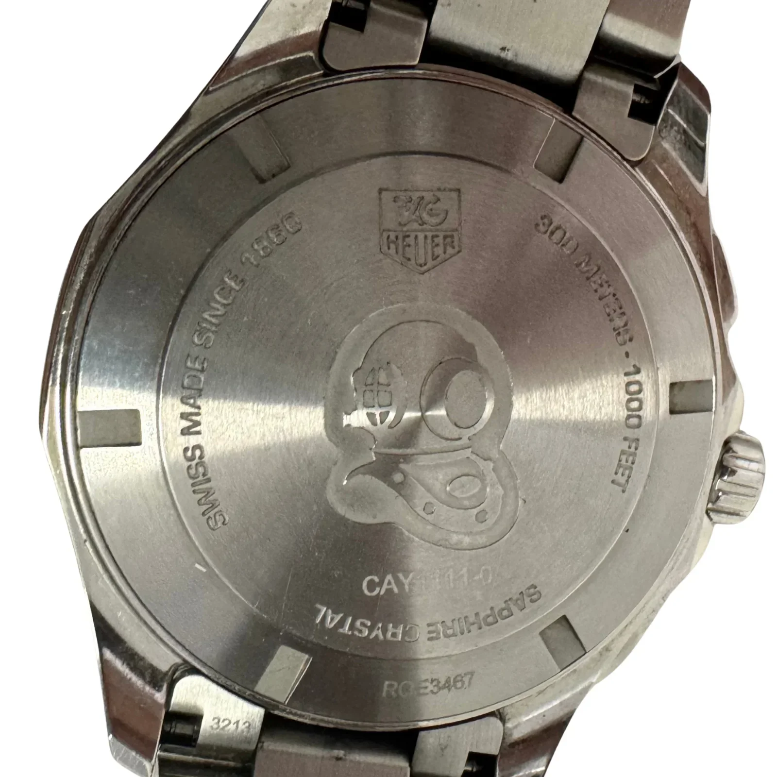 TAG Heuer Aquaracer Silver Men's Watch - CAY1111.BA0927 - Image 7