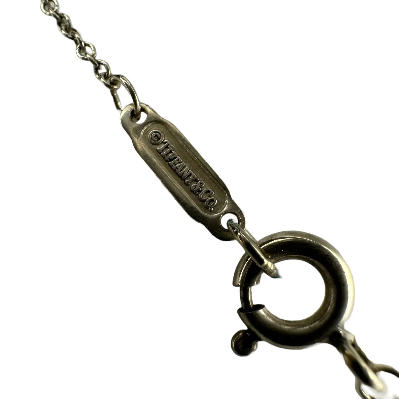 Tiffany & Co Double Cut-Out Heart Necklace Sterling Silver - Image 4