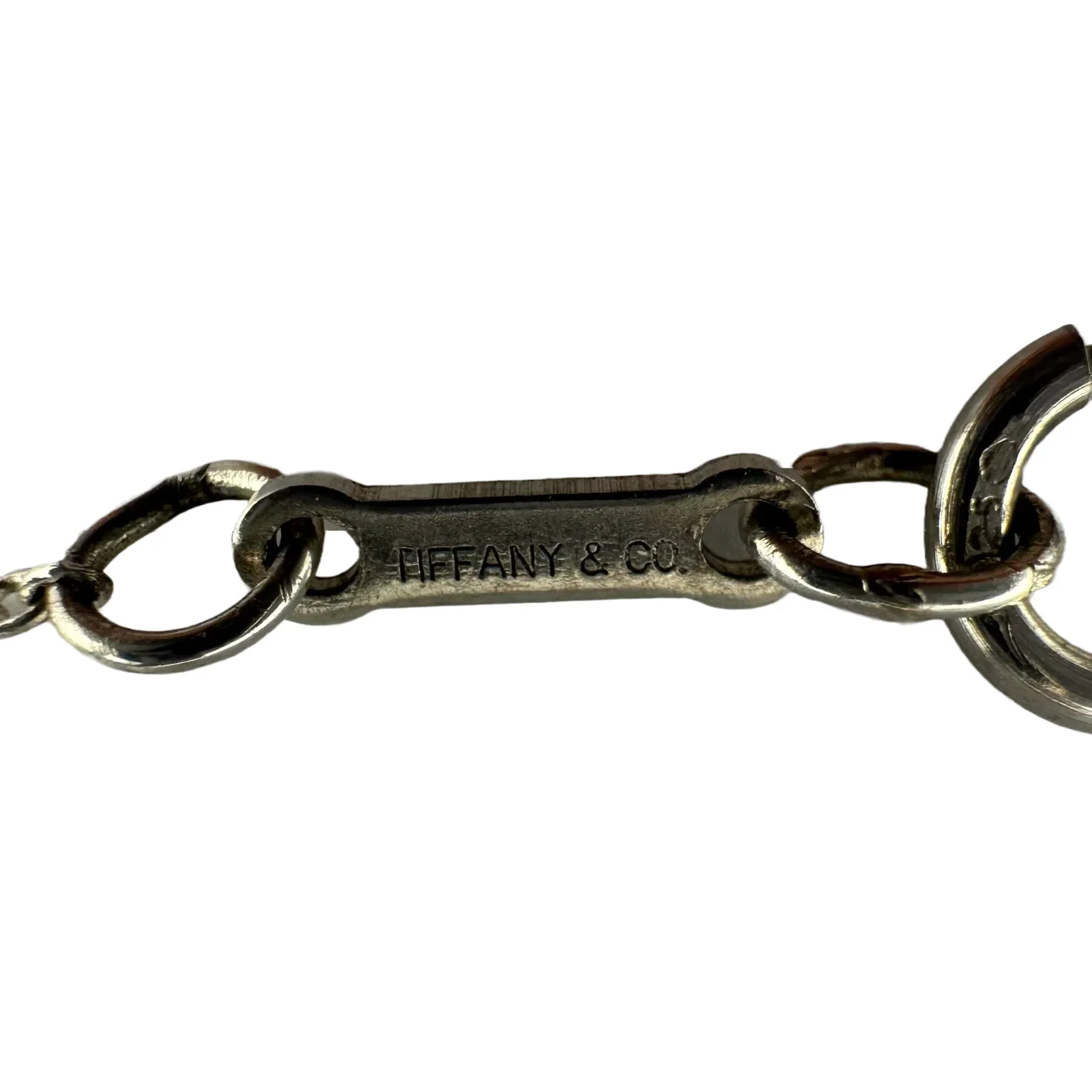 Tiffany & Co Mini Bean Pendant Necklace Sterling Silver - Image 4