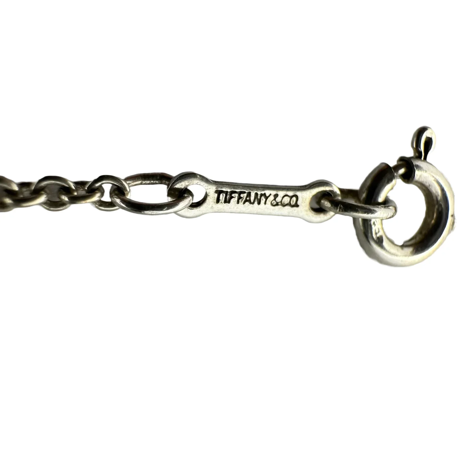 Tiffany & Co. Open Medium Heart Necklace Sterling Silver - Image 3