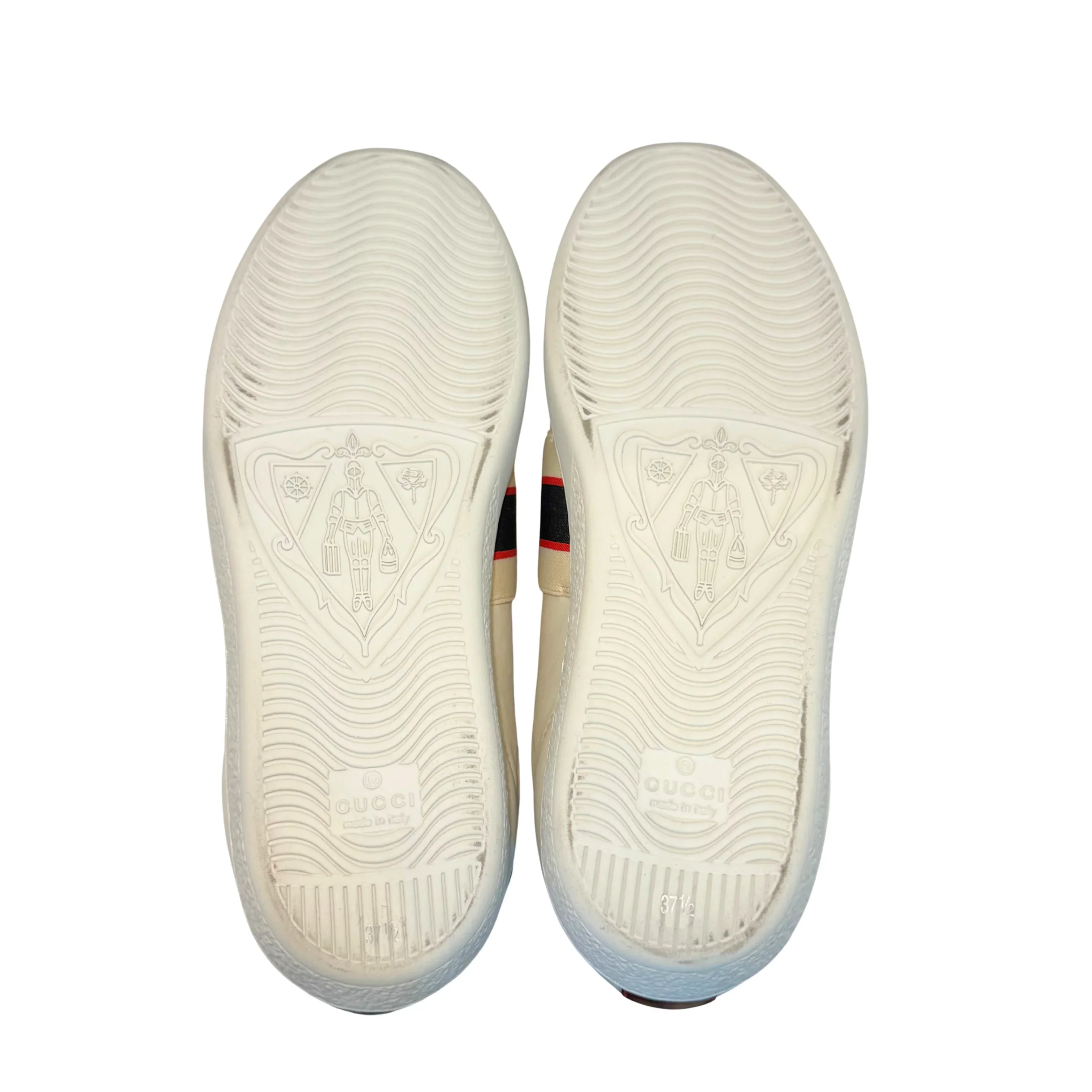 Gucci Ace Sneakers Leather White 37.5 - Image 5