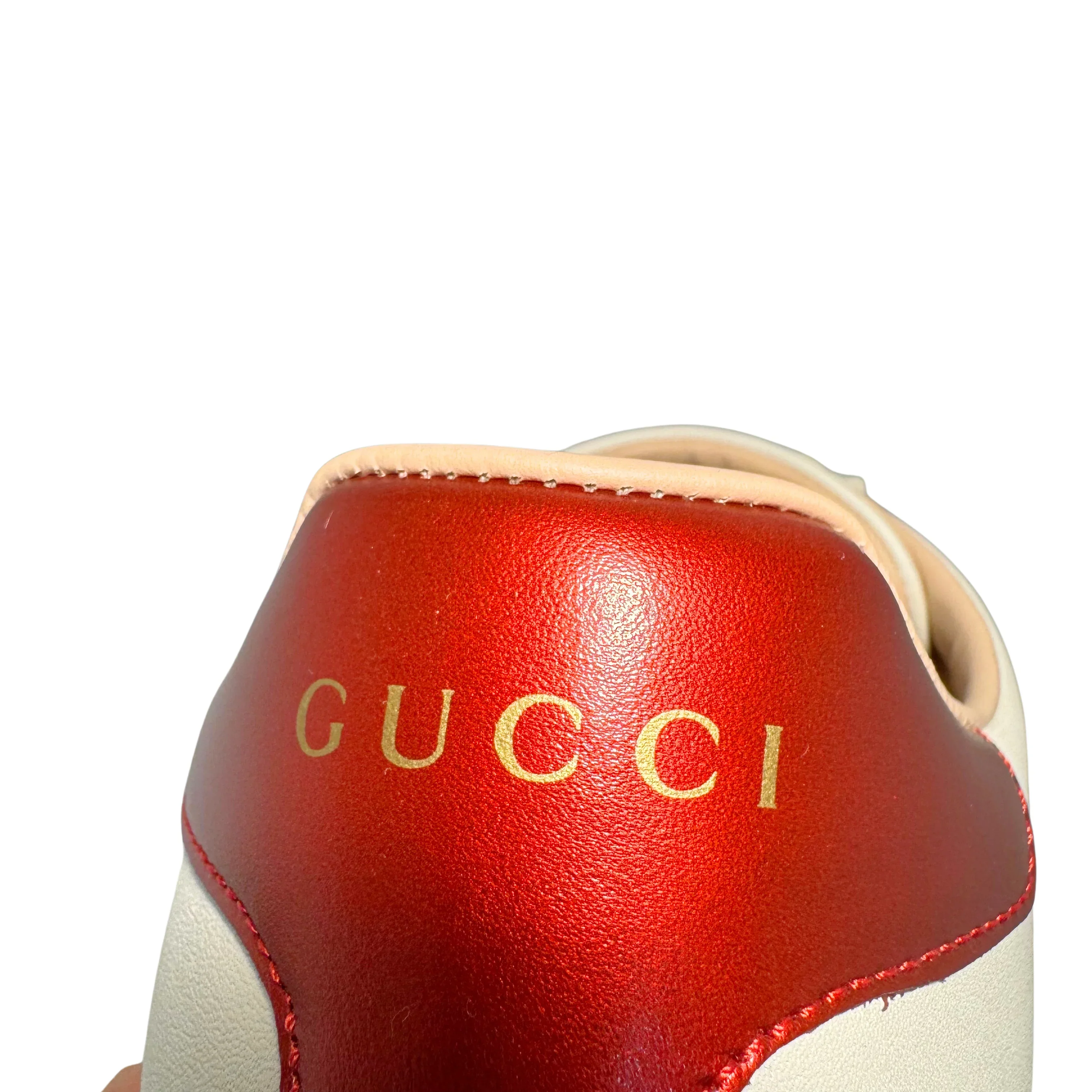 Gucci Ace Sneakers Leather White 37.5 - Image 7