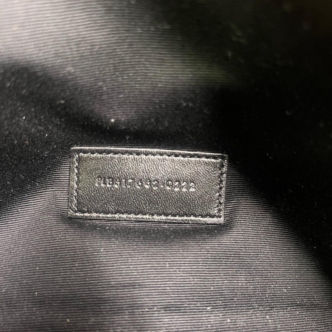 Yves Saint Laurent (YSL) Cassandra Clutch – Chevron Quilted Leather Beige - Image 12